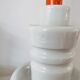 Set of 2 porcelain candle holders