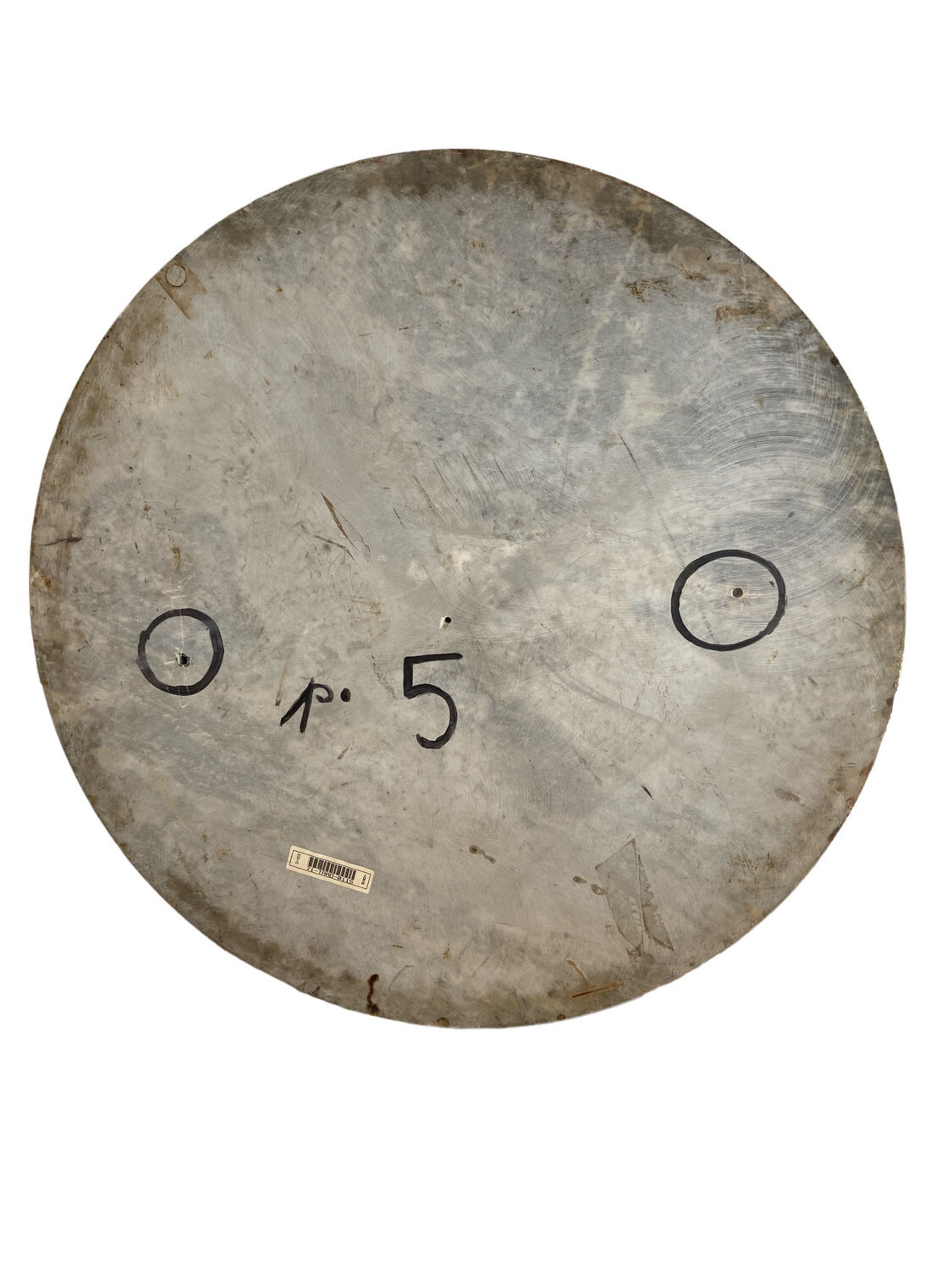 Italian marble painted with pistols and daggers from the NATO