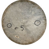 Italian marble painted with pistols and daggers from the NATO