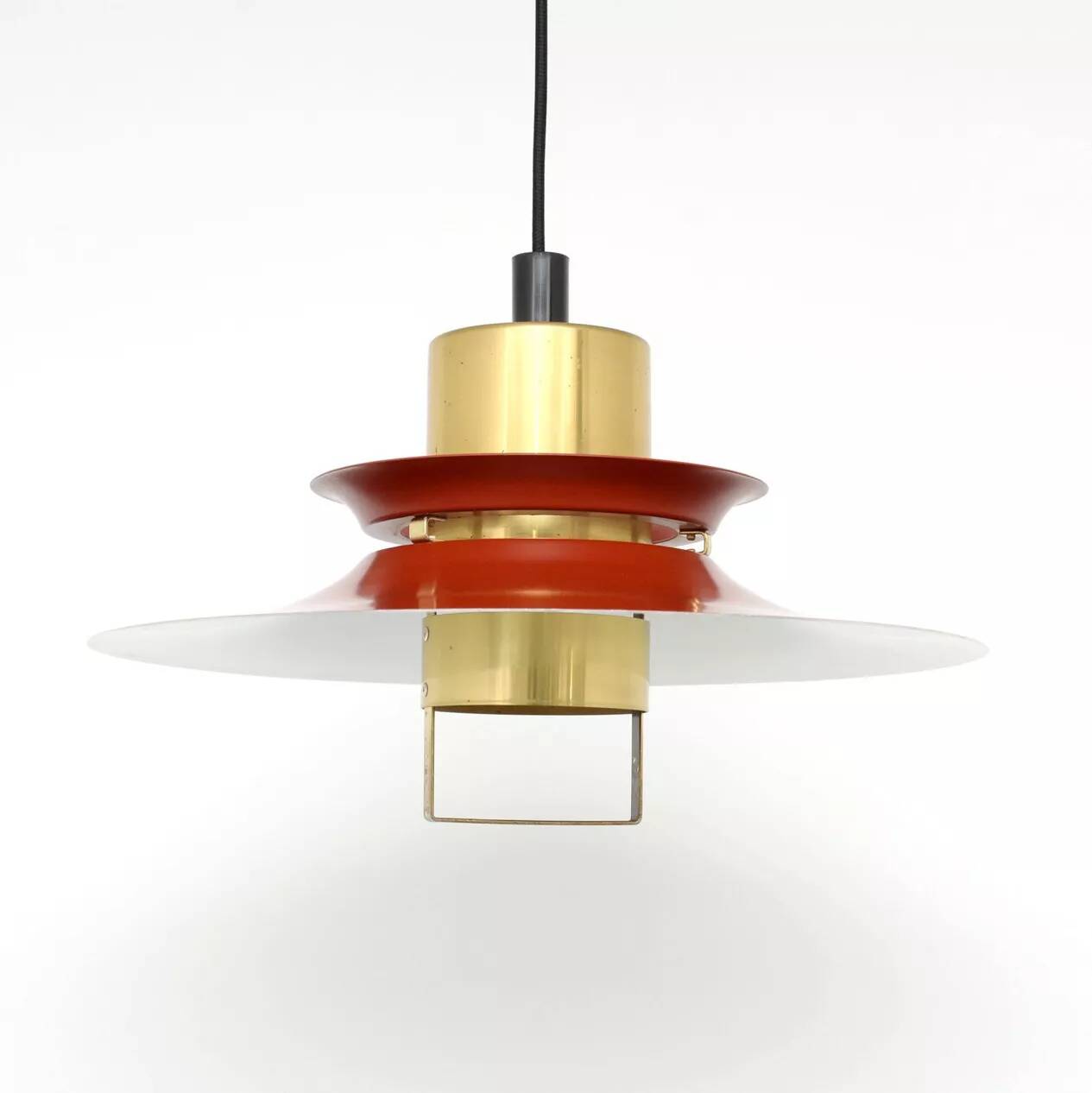 Burgundy Vitrika lamp, Denmark 1960s