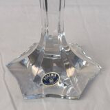 Large “bohemic crystal” candle holder