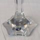 Large “bohemic crystal” candle holder