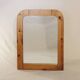 Solid pine wood mirror 1970