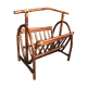 Rattan magazine holders