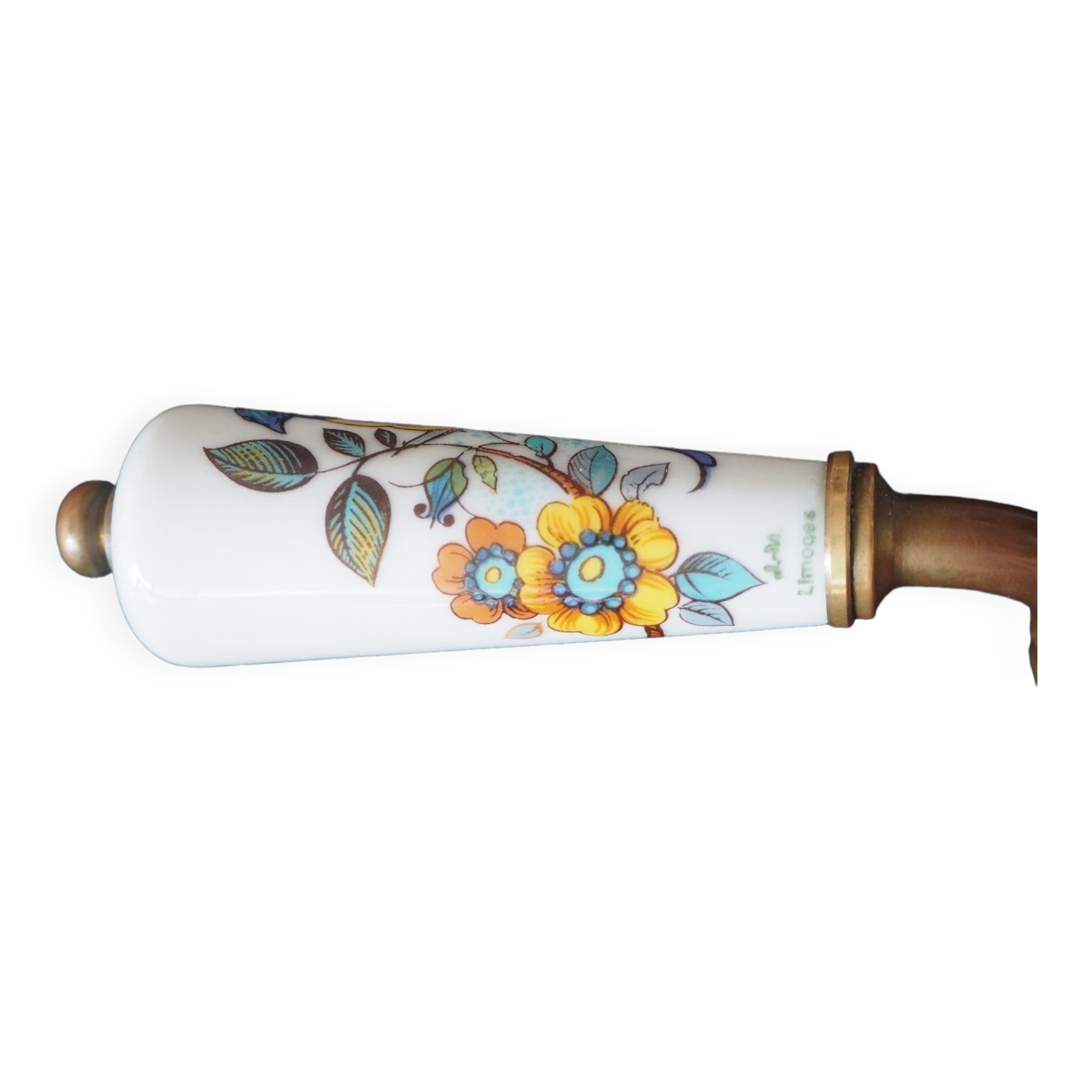 Limoges porcelain handles