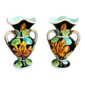 Paire de vases Vallauris 1950