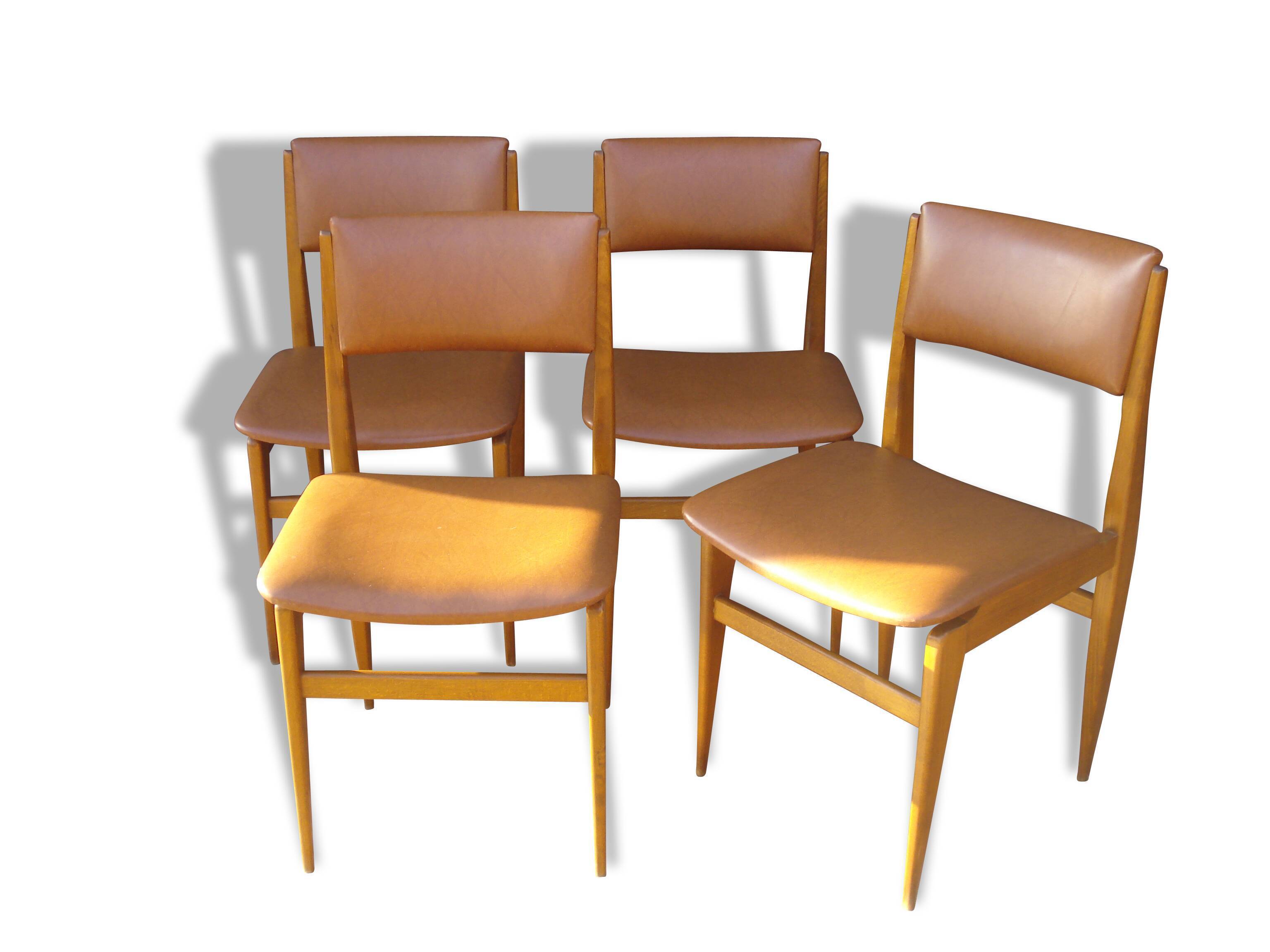 Set of 4 chairs Scandinavian lines