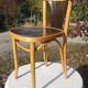 Set of 4 chairs wooden coffee multicore gold and black