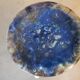 Decorative plate or presentation in blown glass