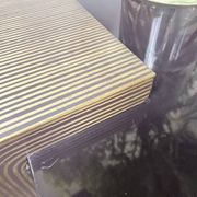 Art Deco coffee table in lacquer and brass