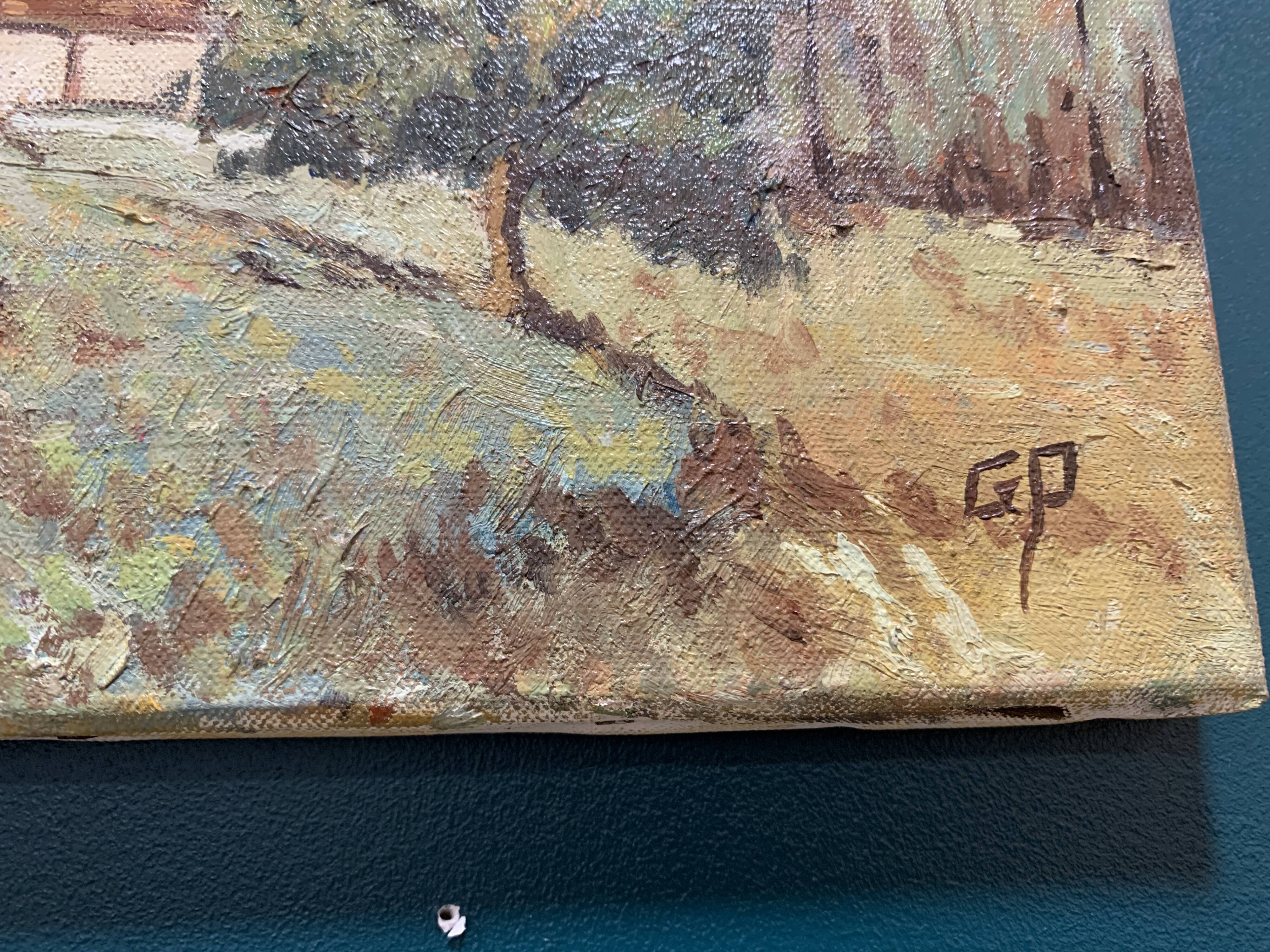 Huile sur toile paysage