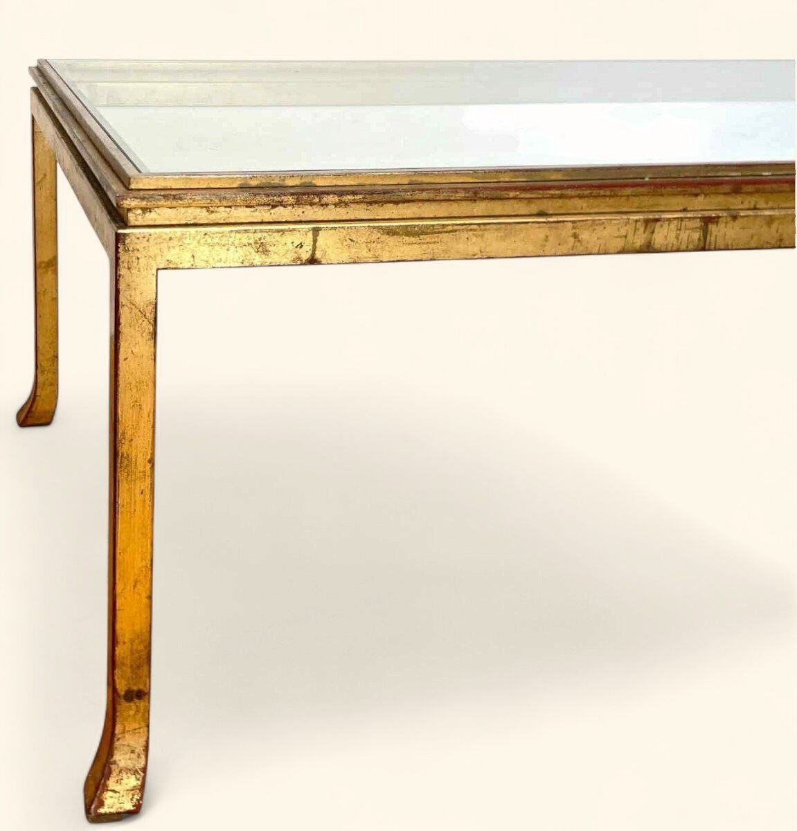 Coffee Table by Henri Pouenat (1934-1987) for Maison Ramsay. 1960s.