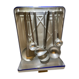 vintage enamel utensil holder