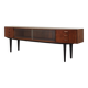 Walnut lowboard, Danish design, 1960s, production: Denmark