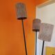 Lampadaire tripode vintage
