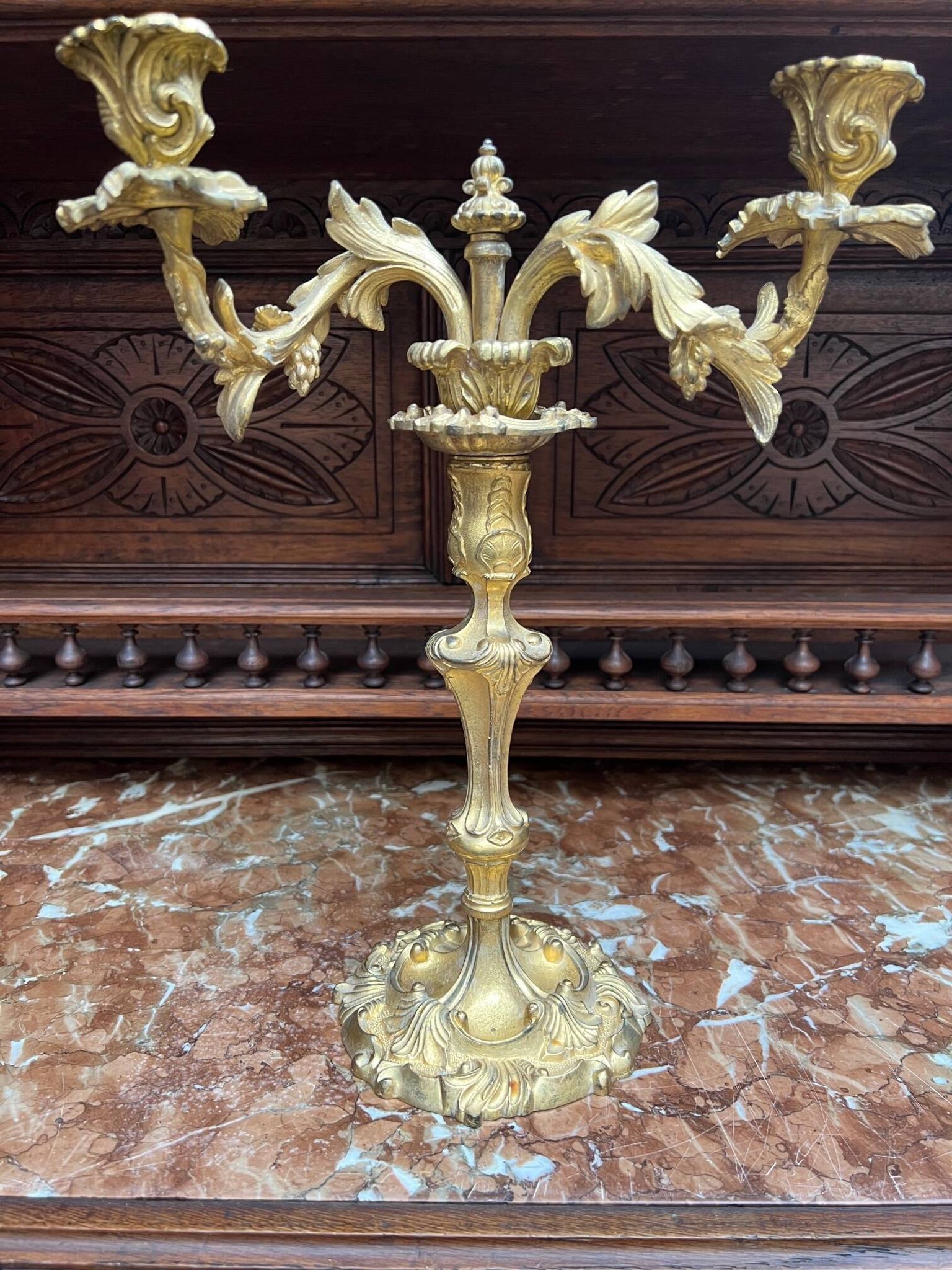 Rococo style chandelier.