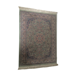 Tapis iranien laine en soie avec
