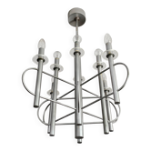 Lustre Space Age en forme d'atome par Gaetano Sciolari années 1970