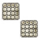 Pair of Mid-Century Glass Wall Lights/Sconces or Ceiling Lights from Limburg, Germany, 1960s