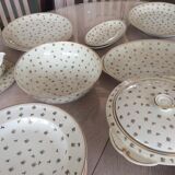 Table service 54 pieces limoges porcelain