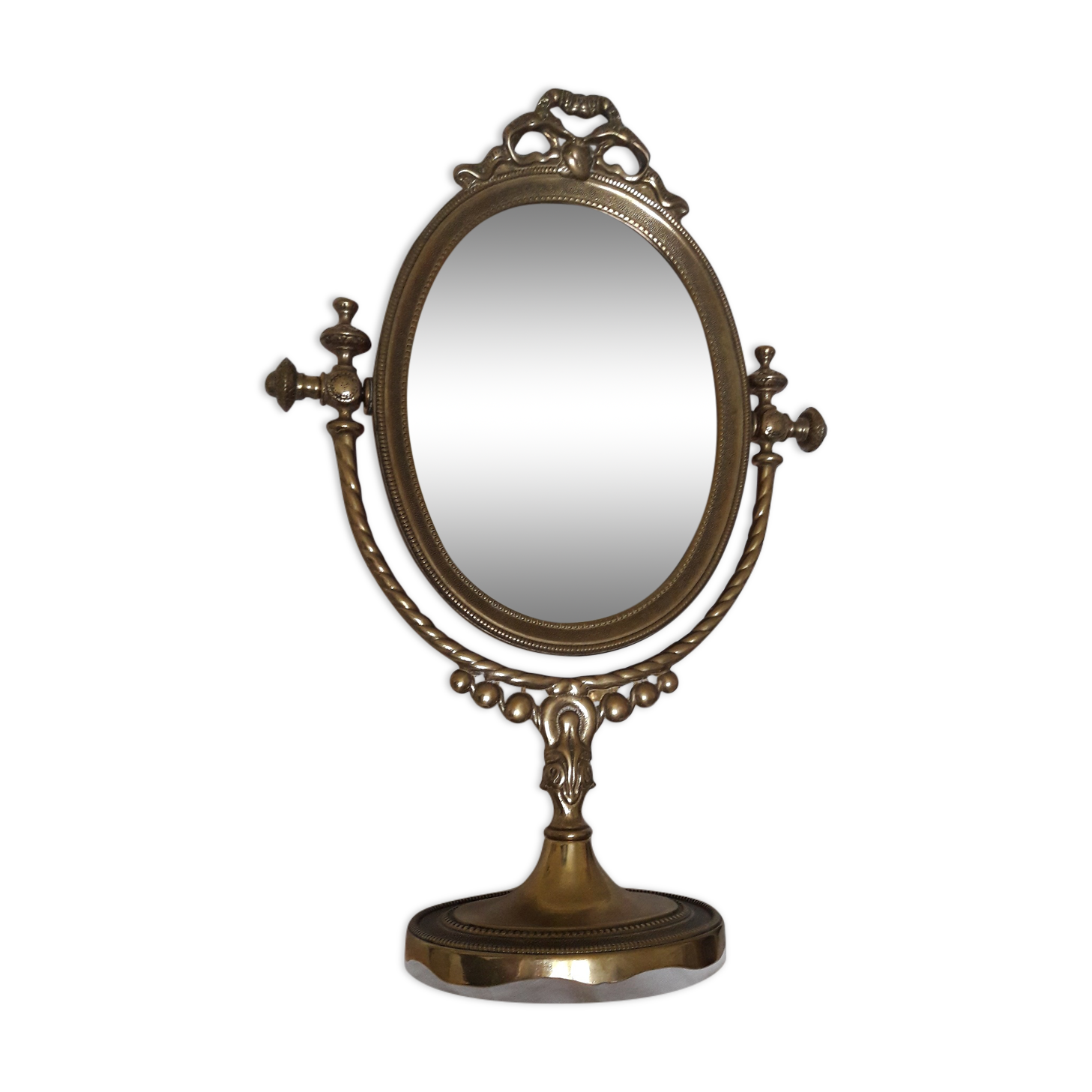 Brass mirror 29 x 41 cm