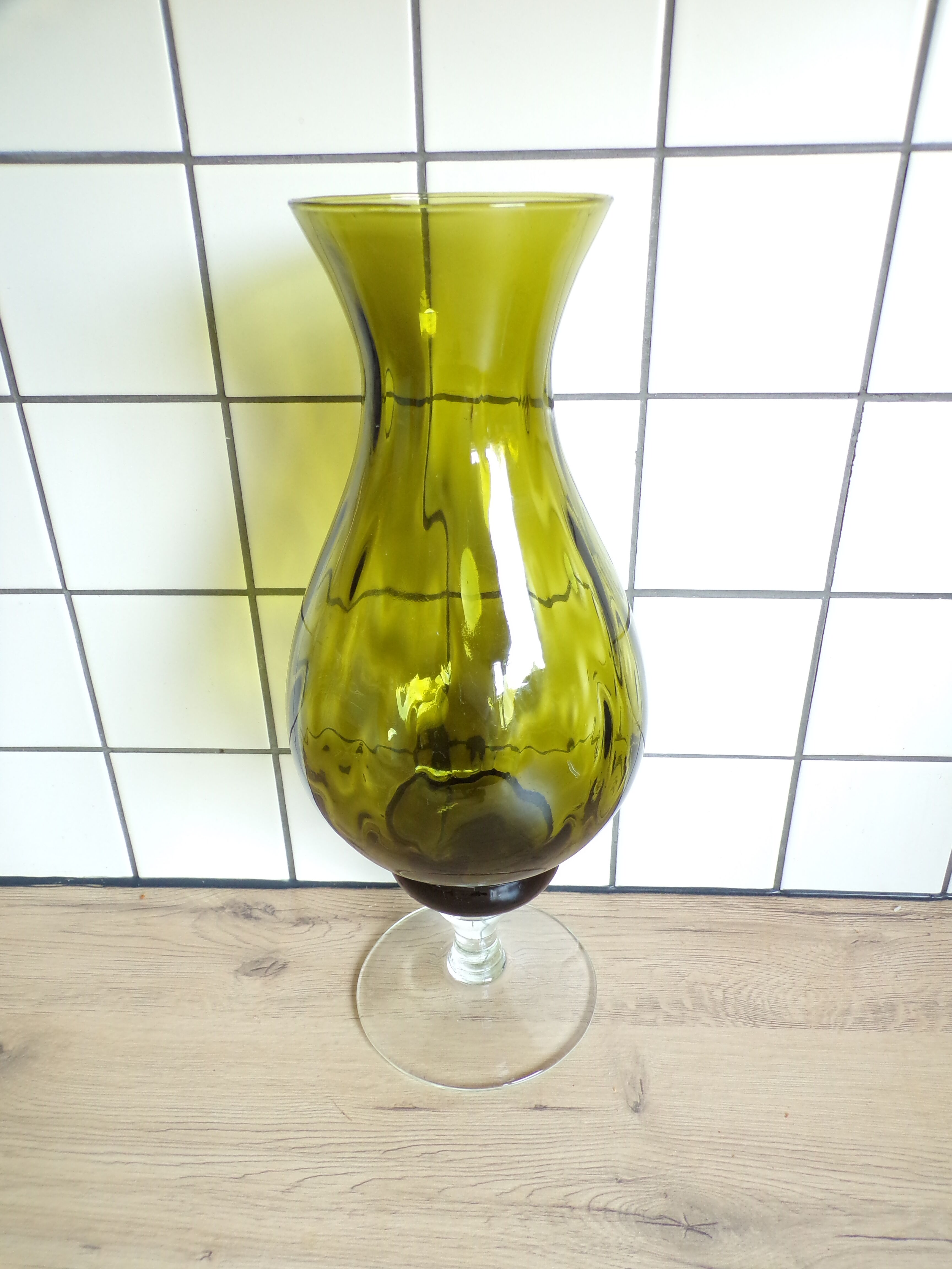 Glass vase D'Empoli Vert