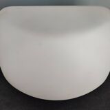 Large square ceiling/wall light in vintage opaline