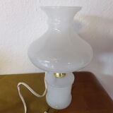 Glass bedside lamp