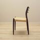 Set of six mahogany chairs, Danish design, 1960s, designer: Niels Otto Møll
