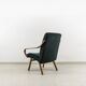 Black Armchair By Jaroslav Šmídek For Ton, Czechoslovakia, 1960’s