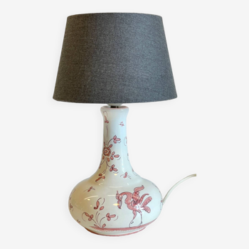 Lampe céramique faïencerie Matet vintage