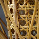 Rattan and cane pendant light from the 50s/60s