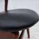 1960s, set of 4 reupholstered Danish dining chairs, design by Erik Buck.