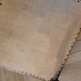 Canvas upholstered chairs