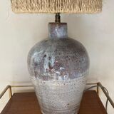 Vintage glazed ceramic lamp