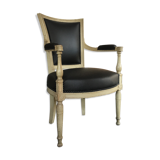 Fauteuil noir restauré