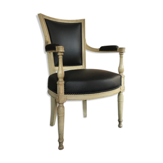 Restored black armchair