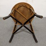 Table in bamboo and rattan Napoleon III