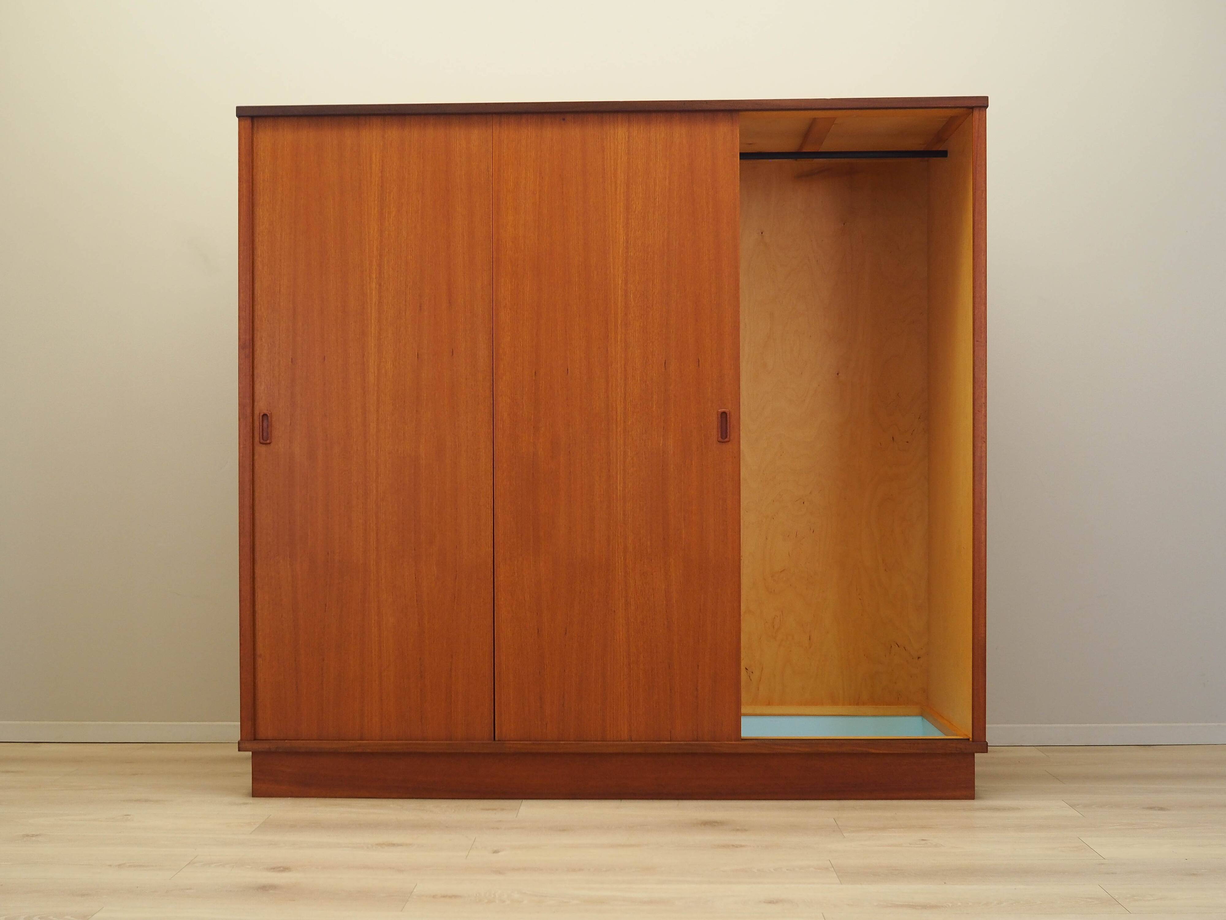 Teak wardrobe, Danish design, 1960s, manufacturer: Denmark