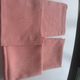 4 linen towels tinted vintage pink, AG monogram edge with beautiful times days
