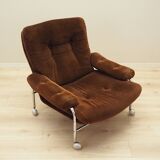 Corduroy armchair, Swedish design, 1960s, production: Sweden