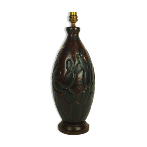 Pied de lampe en grès par Mougin