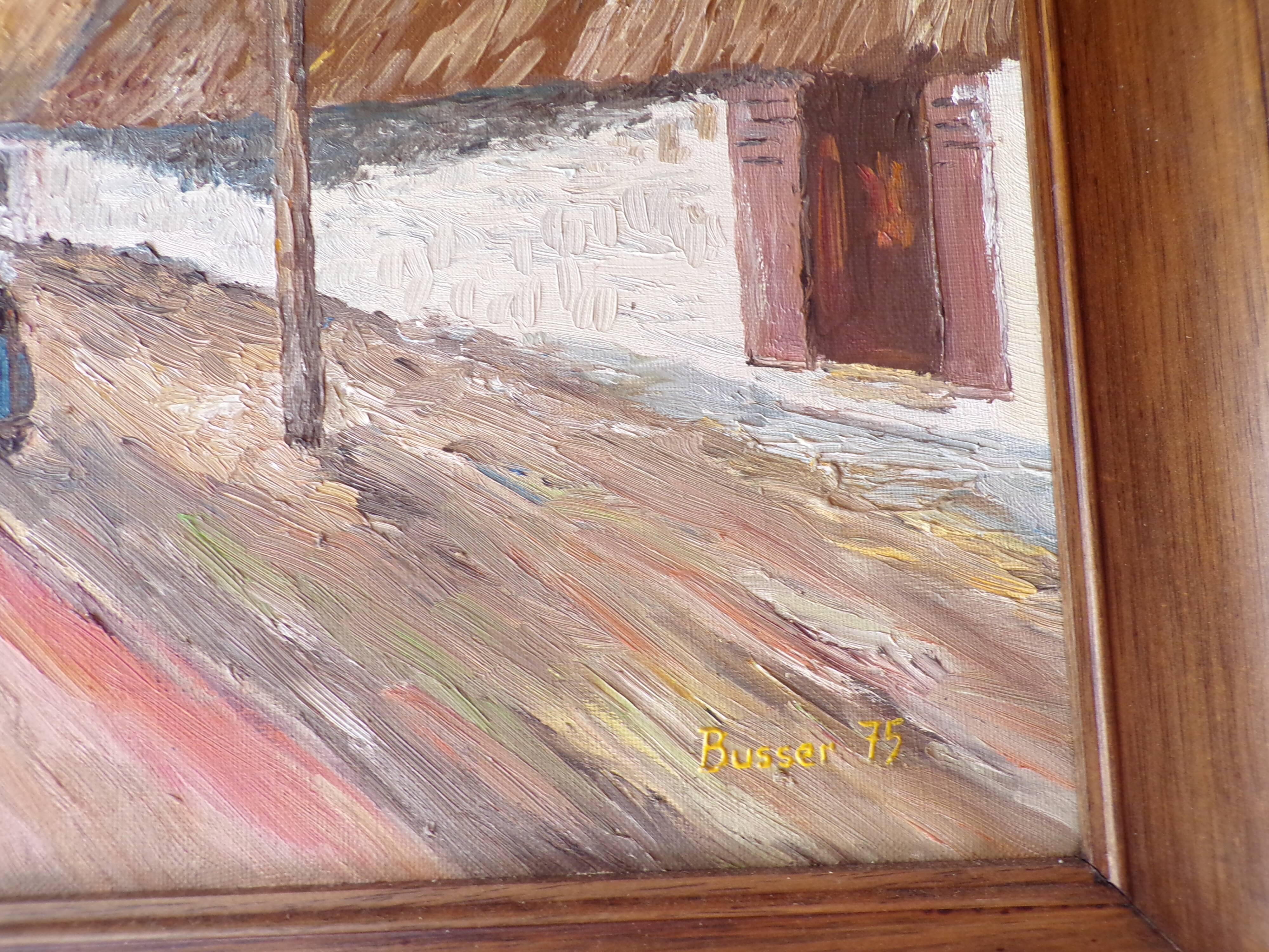 Landscape Breton oil on canvas