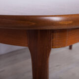 Table à manger ovale en teck du milieu du siècle d’Elliots of Newbury, années 1960