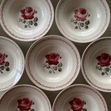 Badonviller vintage soup plates