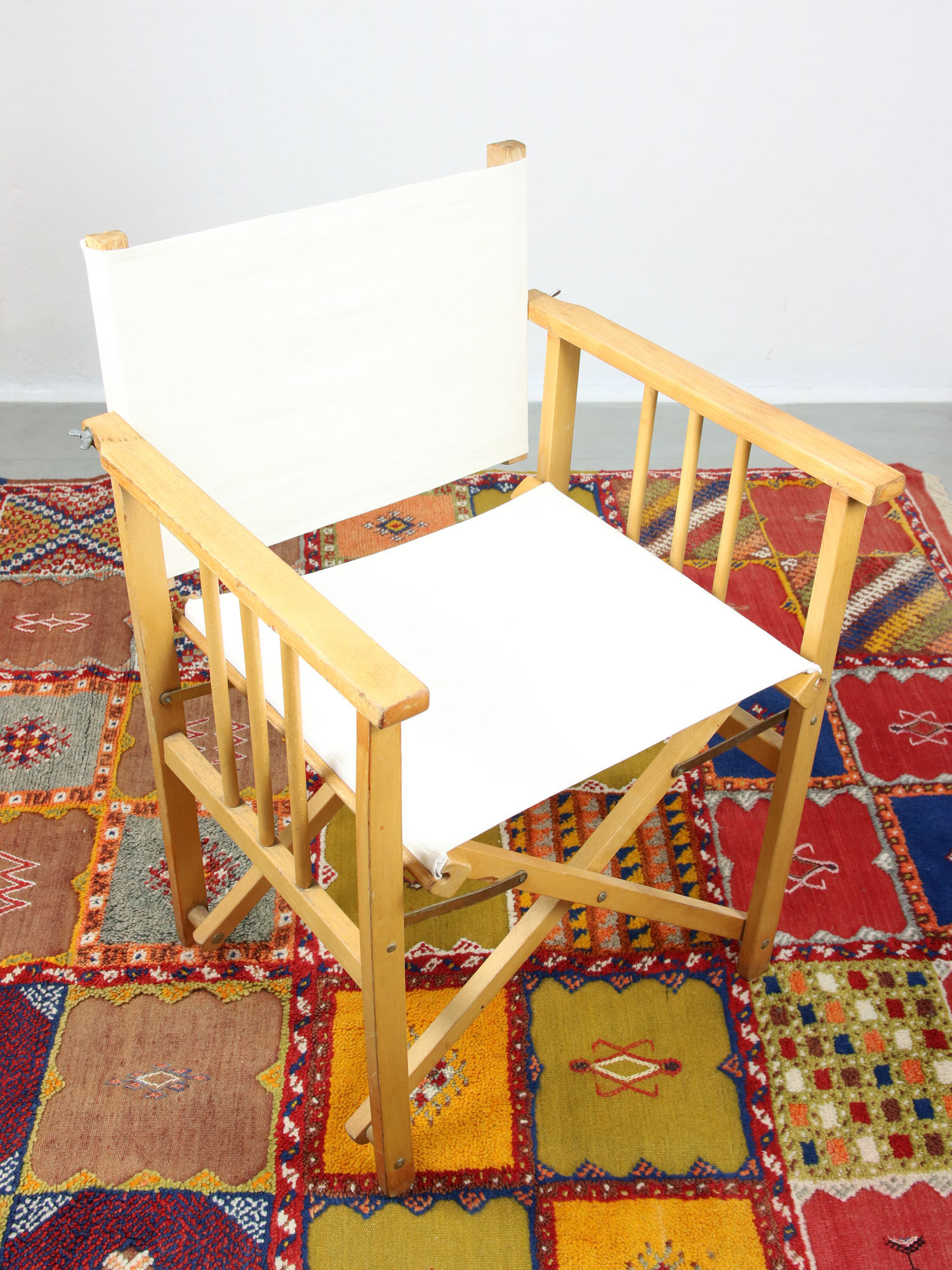 Vintage italian directors folding chair from calligaris