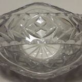 Centre de table panier en cristal