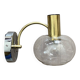 Vintage wall light in smoked glass in the style of Sciolari.