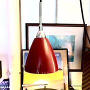 Long cable lacquered metal suspension