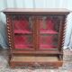 Louis XIII display cabinet in oak, 19th century